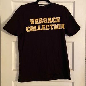Versace collection black tee
